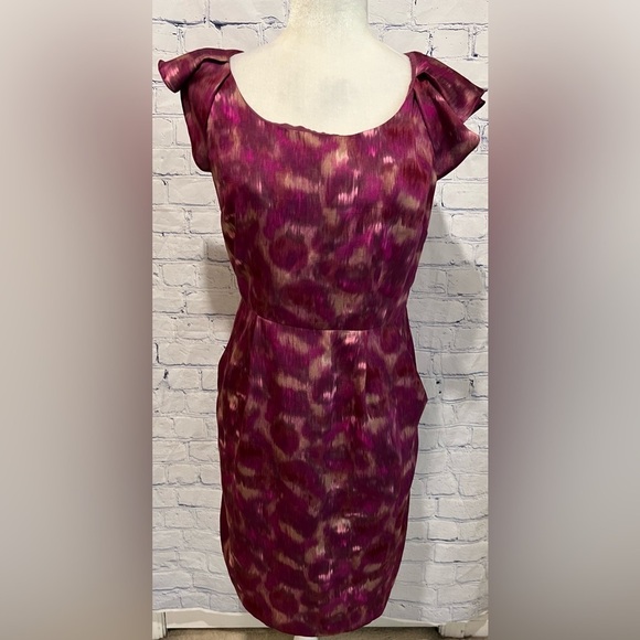 Ann Taylor Loft Purple Dress Size 4 - Picture 1 of 7